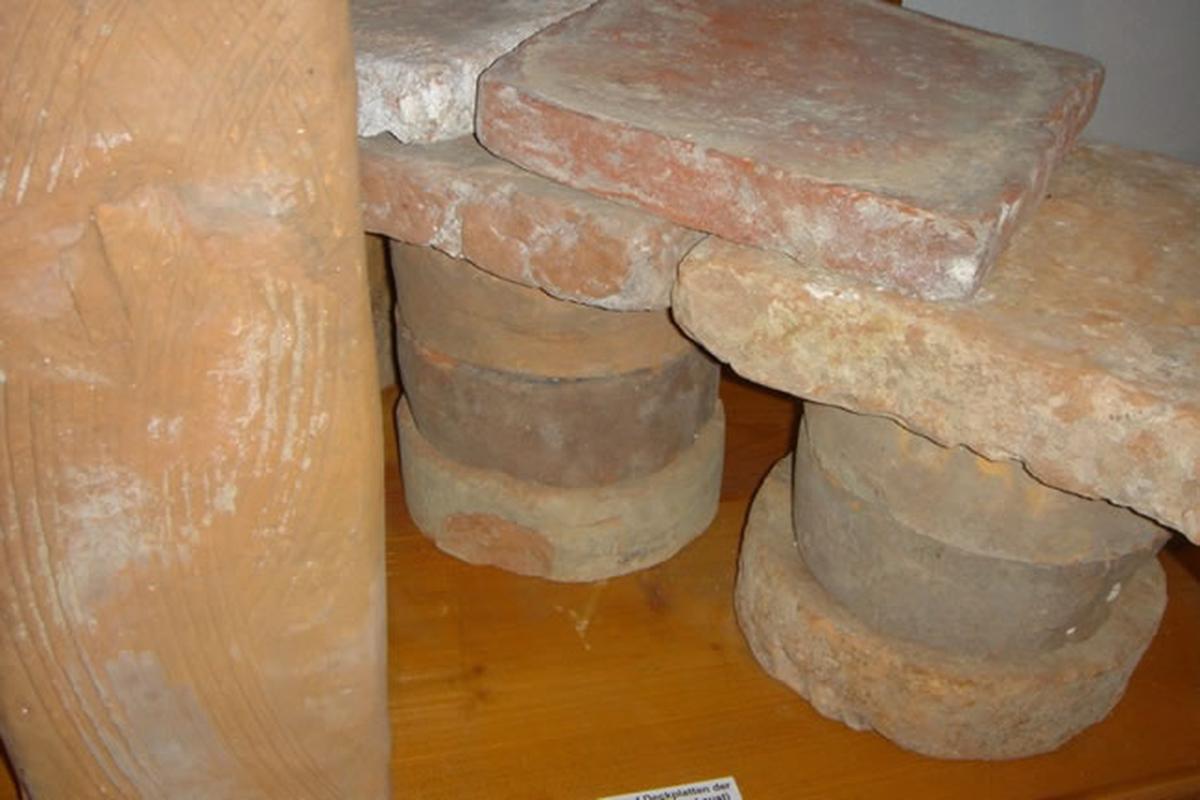Heizungsreste der Römervilla